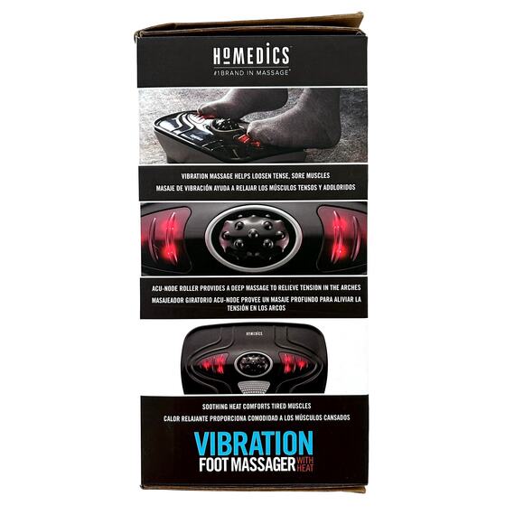 NEW Homedics Vibration Foot Massager with Heat #1 in Massage Health Foot Care - Picture 5 of 11